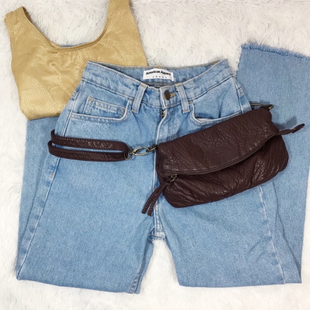 American Apparel Cropped Jeans